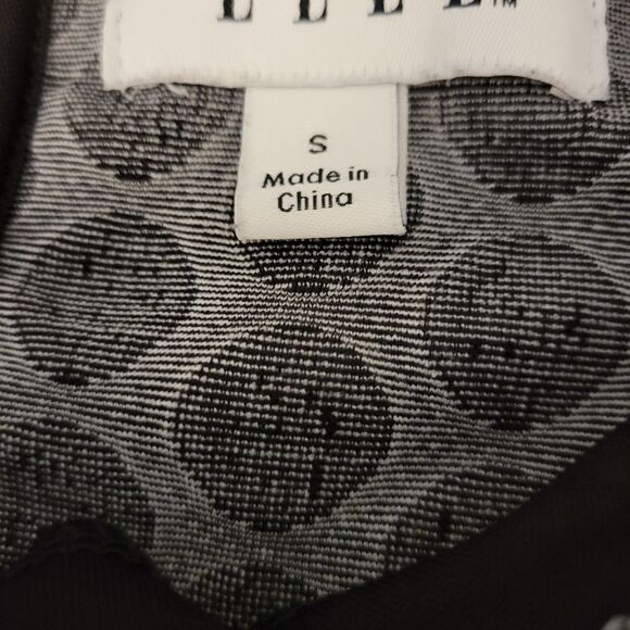 Elle short Sleeve Women's Blouse black/white small Pre-owned - Picture 3 of 7